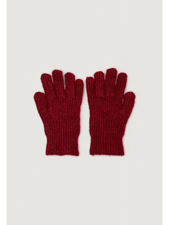 Pieces Pieces Γάντια Γυναικεία Pcjucca Gloves Bc Κόκκινο