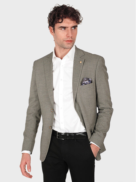 Evenemen Evenemen Marynarka CREGG Szary Slim Fit