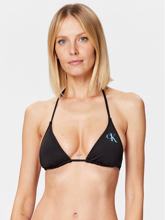 Calvin Klein Swimwear Gornji Del Bikini KW0KW01970 Črna