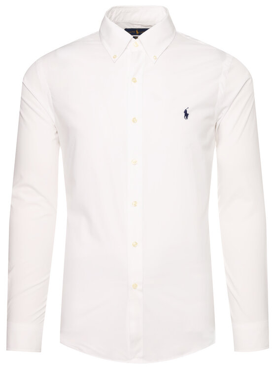 Polo Ralph Lauren Polo Ralph Lauren Риза Classics 710705269 Бял Slim Fit