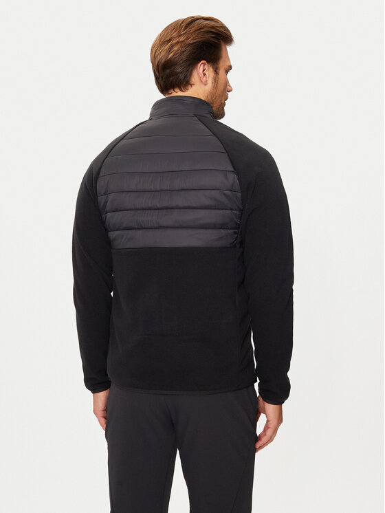 4F 4F Felpa di pile 4FWAW24TFLEM249 Nero Regular Fit