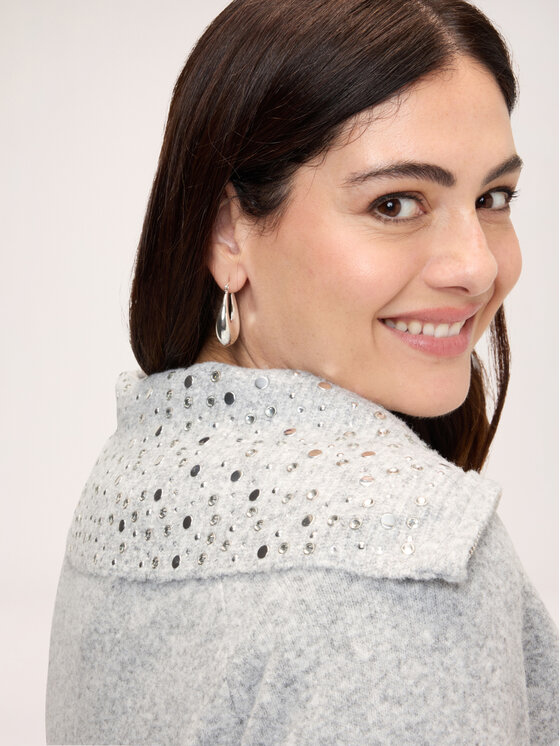 Fiorella Rubino Fiorella Rubino Maglione M472L008748N003 Grigio Regular Fit