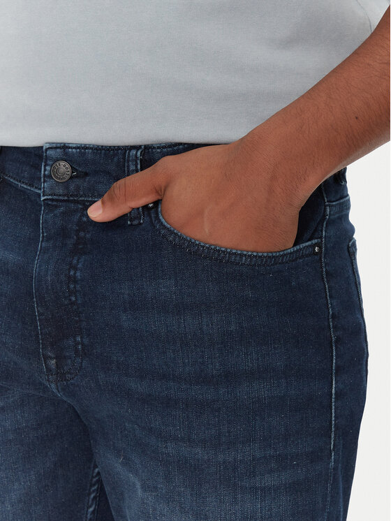BOSS BOSS Kratke traperice Delaware Shorts Bo 50537815 Tamnoplava Slim Fit