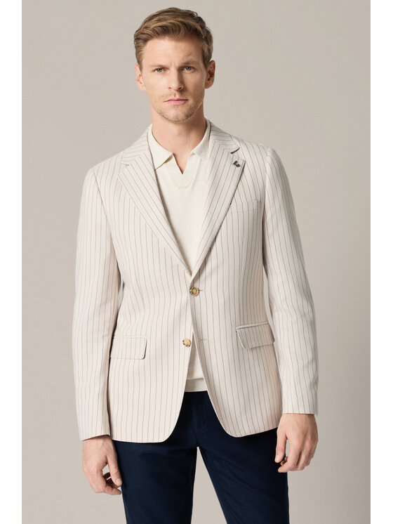 Lancerto Lancerto Marynarka Orgosolo MA131126000027 Beżowy Regular Fit