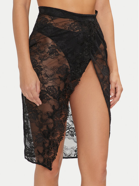 Guess Gonna midi O4BD02 KCG40 Nero Regular Fit, taglia : S