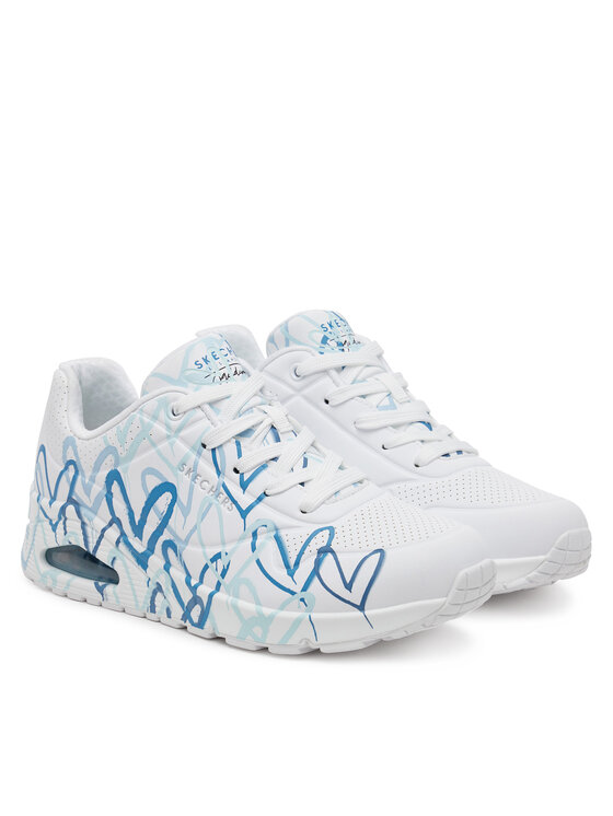 Skechers Skechers Снікерcи Uno - Spread the Love 155507/WBL Білий