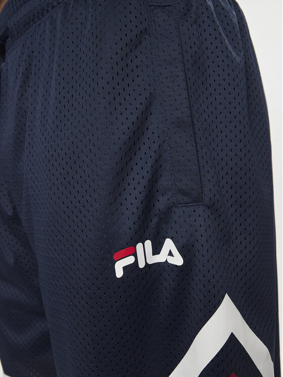 Fila Fila Sportovní kraťasy FAM0651 Tmavomodrá Regular Fit