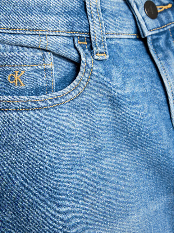 Calvin Klein Jeans Calvin Klein Jeans Blugi Essential IB0IB00742 Albastru Slim Fit