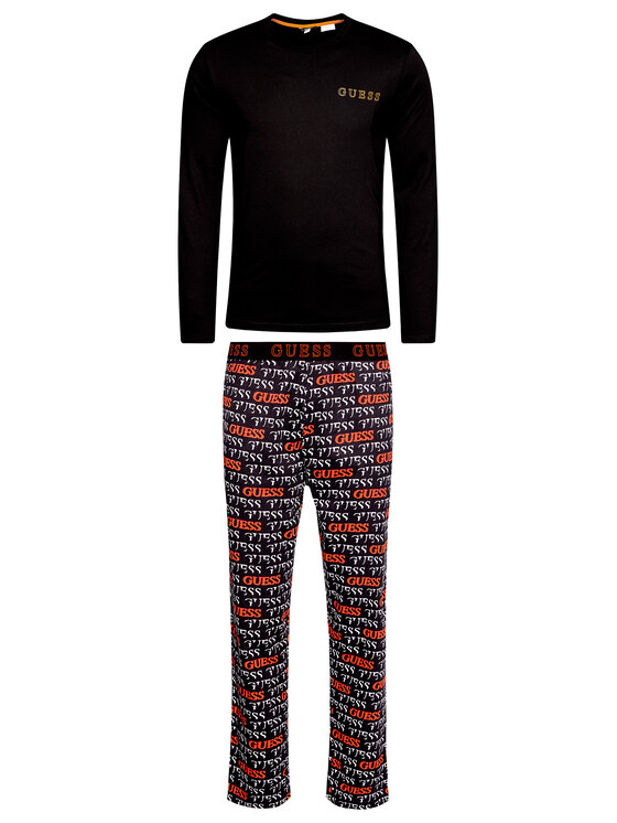 Guess Guess Піжама U0BX01 JR018 Чорний