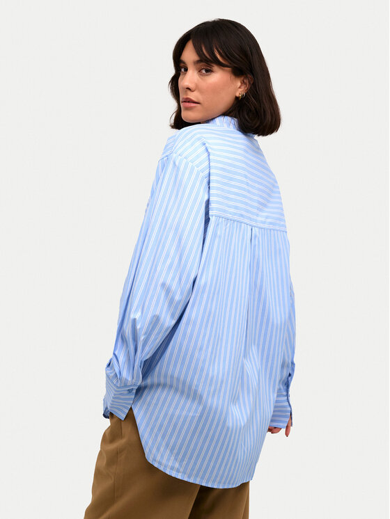 Kaffe Kaffe Сорочка Mackie 10508855 Голубий Relaxed Fit