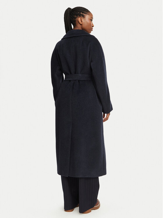 Weekend Max Mara Weekend Max Mara Wollmantel Tempera 2625016072 Dunkelblau Regular Fit