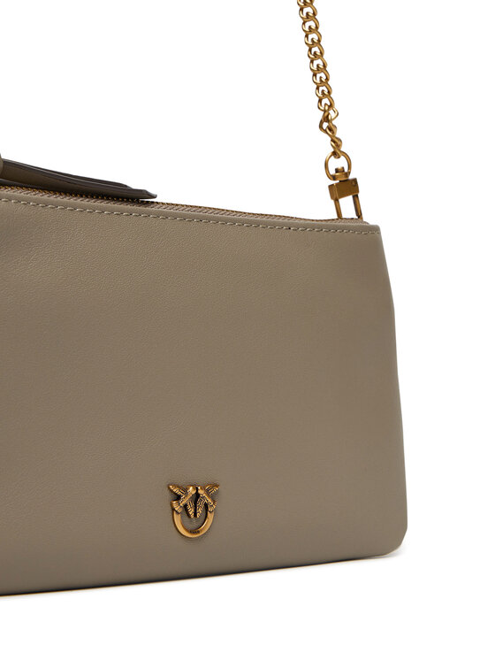 PINKO PINKO Torbica Double Mini Al 25-26 PLTT 105359 A0QO Siva