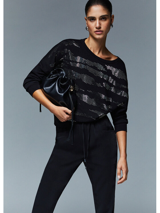 Liu Jo Liu Jo Bluza TA6191FS00222222 Czarny Regular Fit