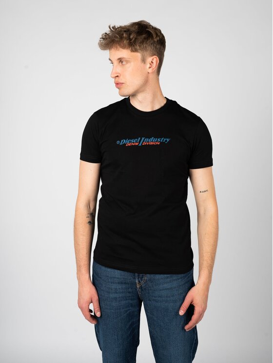 Diesel Diesel T-Shirt A12754-RPATI Μαύρο Regular Fit