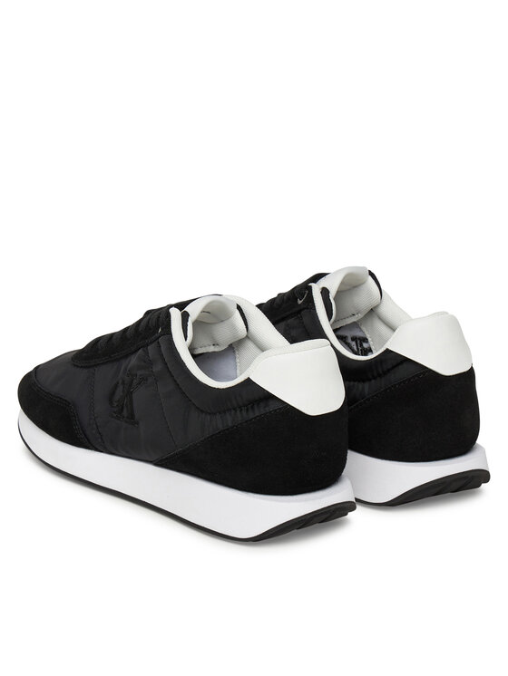 Calvin Klein Calvin Klein Tenisice Retro Runner Lace Up Nylon Mg YW0YW01990 Crna