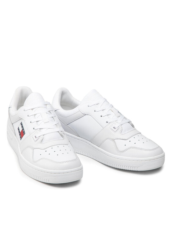 Tommy Jeans Tommy Jeans Αθλητικά Retro Basket EM0EM00955 Λευκό