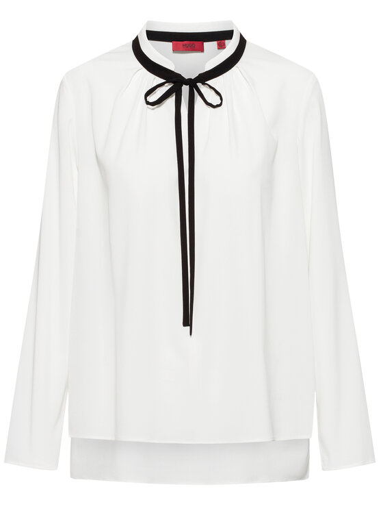 HUGO Hugo Palaidinė Cimonas-1 50445239 Balta Regular Fit
