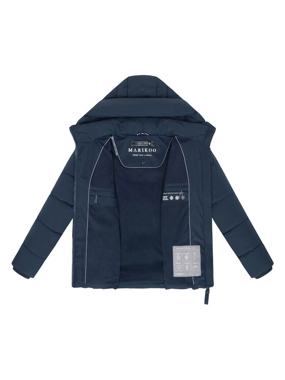 Marikoo Marikoo Kurtka zimowa Kuschelnasee Niebieski Regular Fit