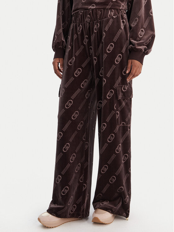 Liu Jo Sport Liu Jo Sport Melegítő alsó TF5111 J4955 Barna Relaxed Fit