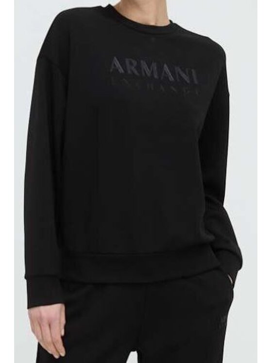 Armani Exchange Armani Exchange Bluza 3DYM78 YJEPZ 1200 Czarny Regular Fit