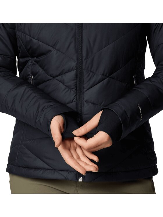 Columbia Columbia Kurtka zimowa Heavenly™ Hooded Jacket Czarny Regular Fit