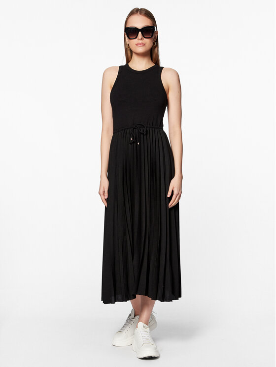 Tommy Hilfiger Tommy Hilfiger Rochie de zi WW0WW39342 Negru Regular Fit