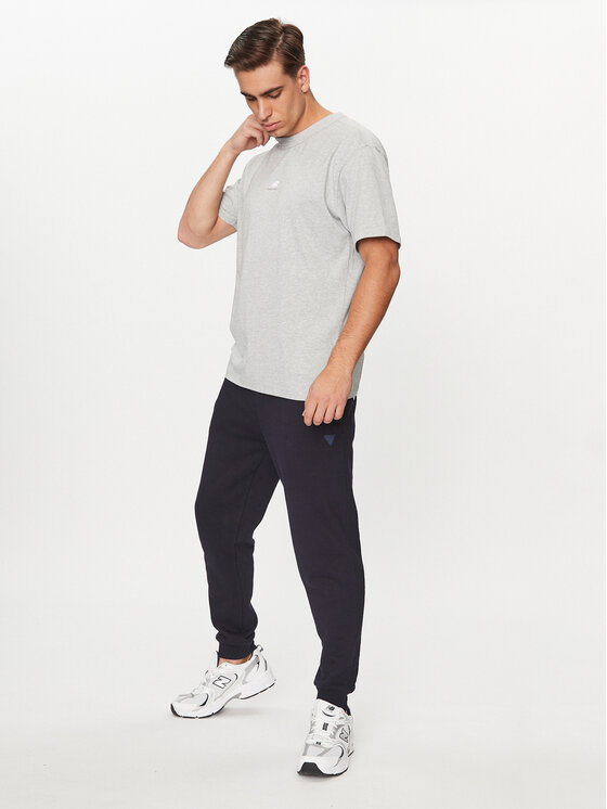 New Balance New Balance T-shirt Athletics Remastered Graphic Cotton Jersey Short Sleeve T-shirt MT31504 Siva Regular Fit