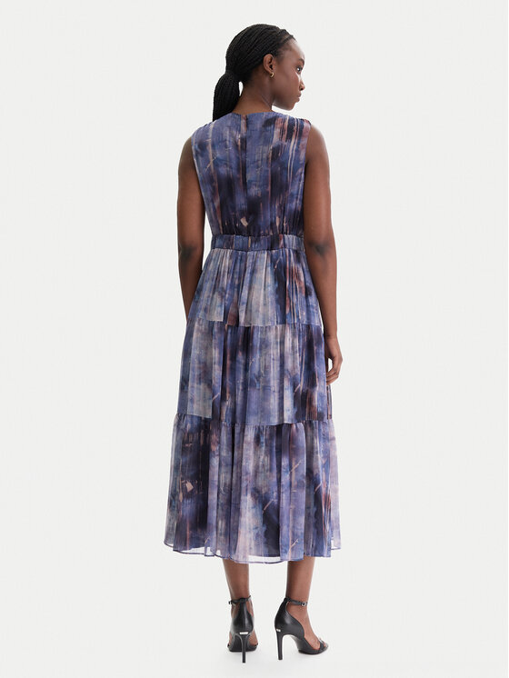 DKNY DKNY Коктейльна сукня P5KBGD66 Cиній Regular Fit