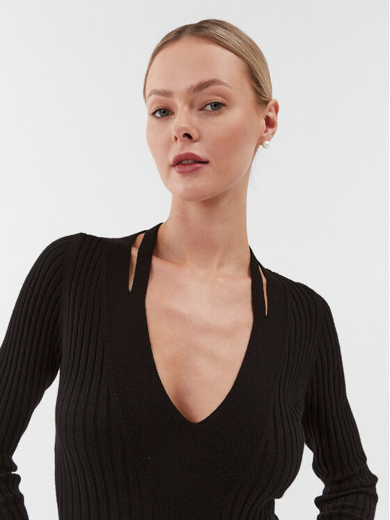 Guess Guess Πουλόβερ W3BR30 Z2V42 Μαύρο Regular Fit