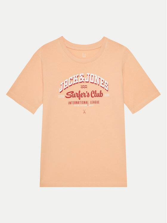 Jack & Jones Junior Jack & Jones Junior Komplet t-shirt majic﻿ JJelogo Tee Ss O-Neck 12278395 Pisana Regular Fit