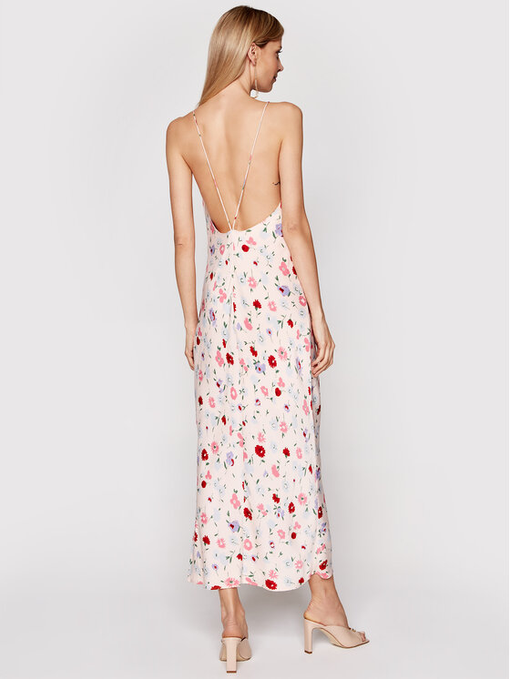 Samsøe Samsøe Samsøe Samsøe Sukienka letnia Apples Ml F21100108 Różowy Slim Fit