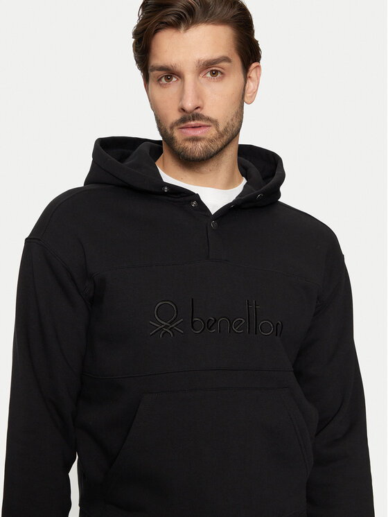 United Colors Of Benetton United Colors Of Benetton Μπλούζα 3VVUU201P Μαύρο Relaxed Fit