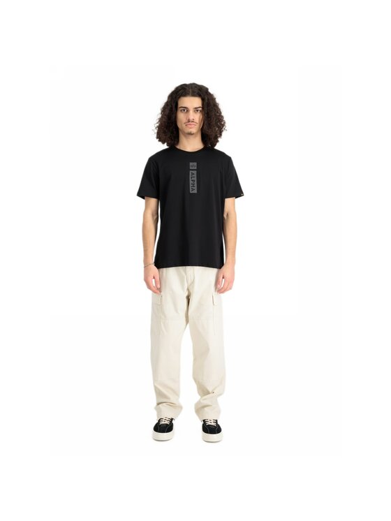 Alpha Industries Alpha Industries T-Shirt AI.146509-03 Czarny Regular Fit
