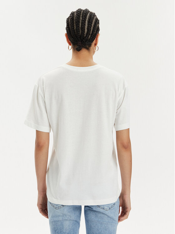 Lee Lee Marškinėliai 112350206 Écru Relaxed Fit