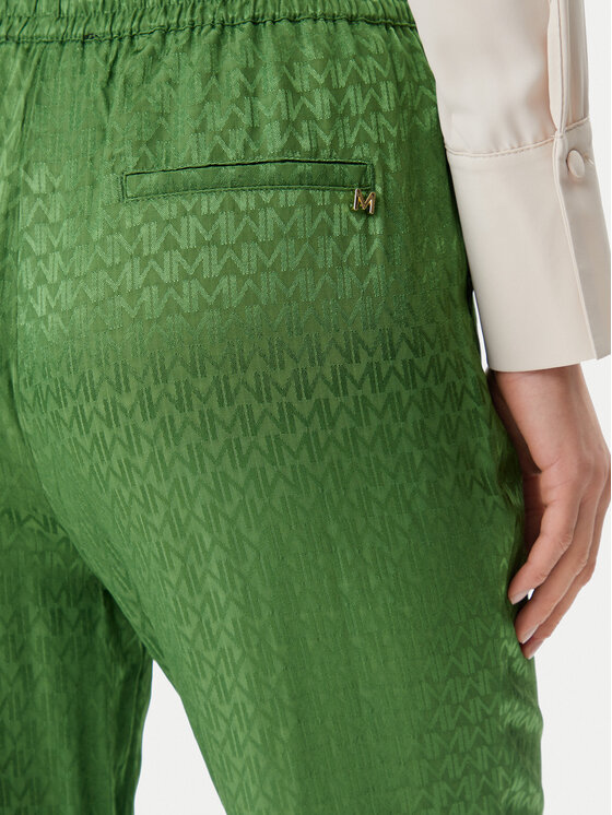 LOLA CASADEMUNT LOLA CASADEMUNT Штани з тканини MS2514007 Зелений Regular Fit