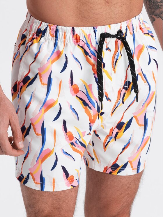Ombre Ombre Kąpielówki OM-SRBS-0140 Biały
