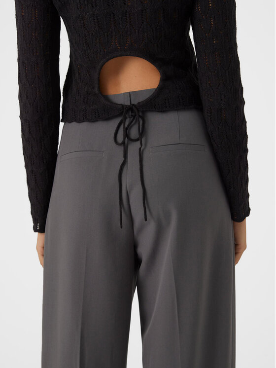 Vero Moda Vero Moda Sweter Fabienne 10299617 Czarny Slim Fit