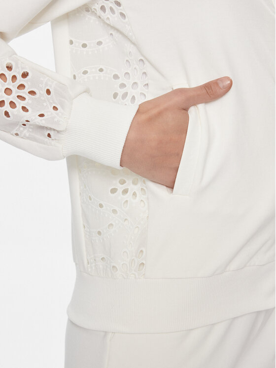 Fracomina Fracomina Світшот FR24ST9013F432R1 Écru Regular Fit