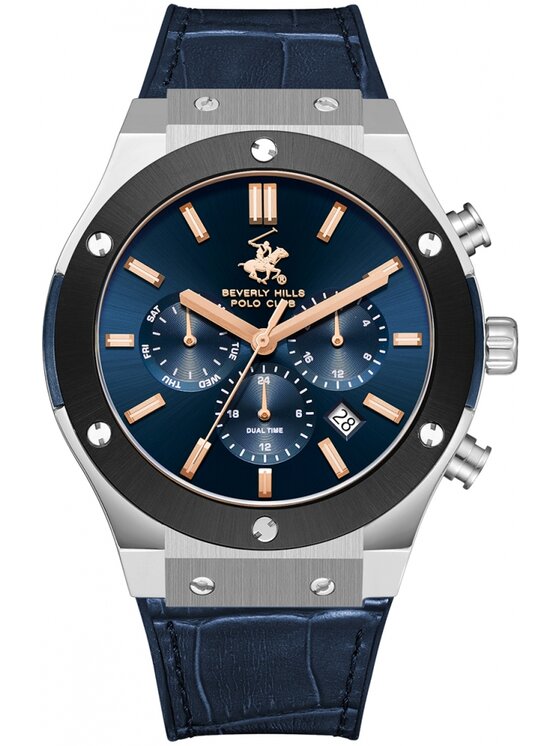 Beverly Hills Polo Club Beverly Hills Polo Club Zegarek BP3690X.377 Granatowy