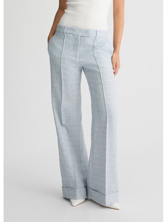 Liu Jo Pantaloni di tessuto WA5425T4313M9489 Celeste Regular Fit