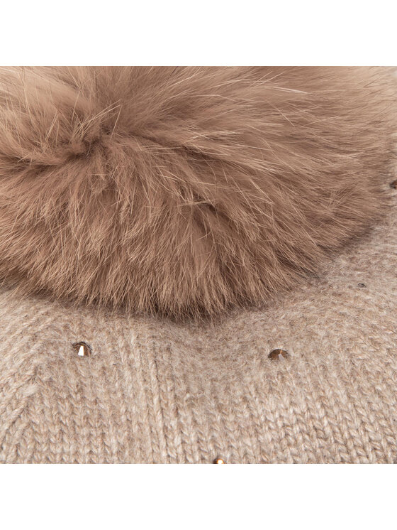 Basco Basco con Pompon e 2F0038 M0300 Marrone