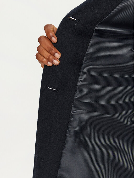 LAUREN RALPH LAUREN LAUREN RALPH LAUREN Płaszcz wełniany 297958509002 Granatowy Regular Fit