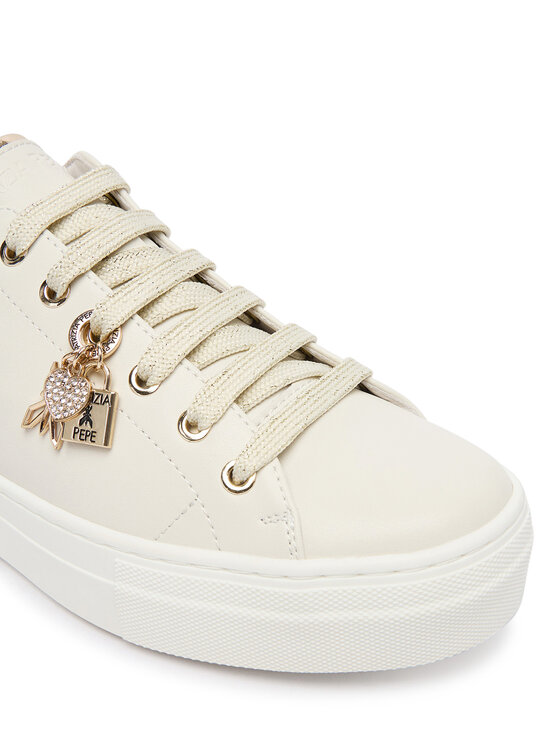 Patrizia Pepe Patrizia Pepe Sneakers PPJ900.02 Écru