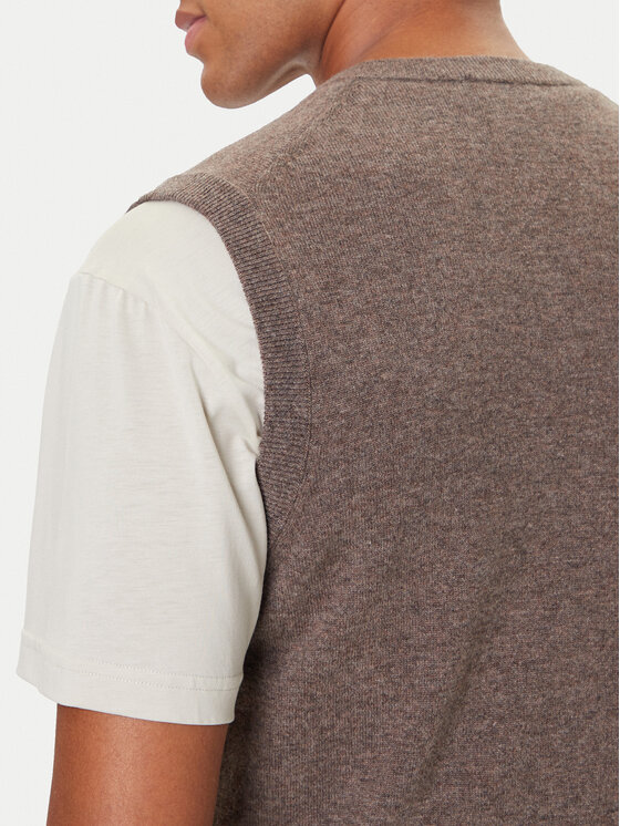 United Colors Of Benetton United Colors Of Benetton Sweter 1002U400L Szary Regular Fit