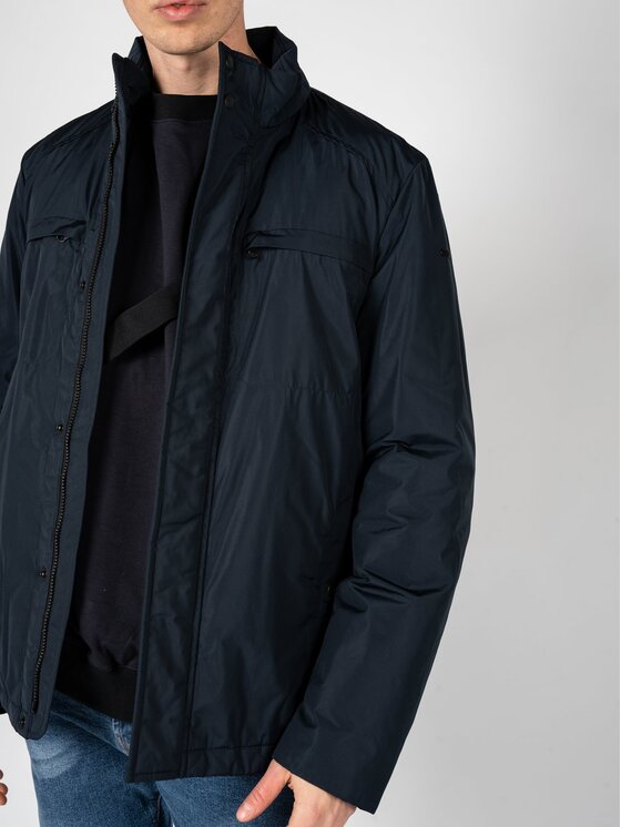 Geox Geox Μπουφάν μεταβατικό M2620U TF373 Σκούρο μπλε Slim Fit