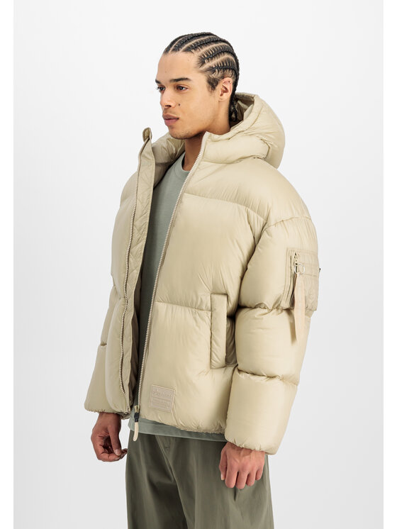 Alpha Industries Alpha Industries Kurtka zimowa Cloud Puffer Bomber Winter Jacket Beżowy Loose Fit