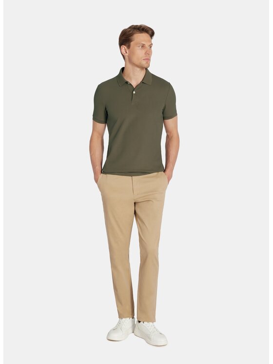 Pako Lorente Pako Lorente Polo P25WF-TX-003 Zielony Classic Fit