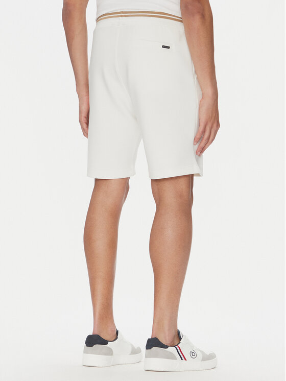 Bugatti Bugatti Pantaloncini di tessuto 8255 75080C Bianco Regular Fit