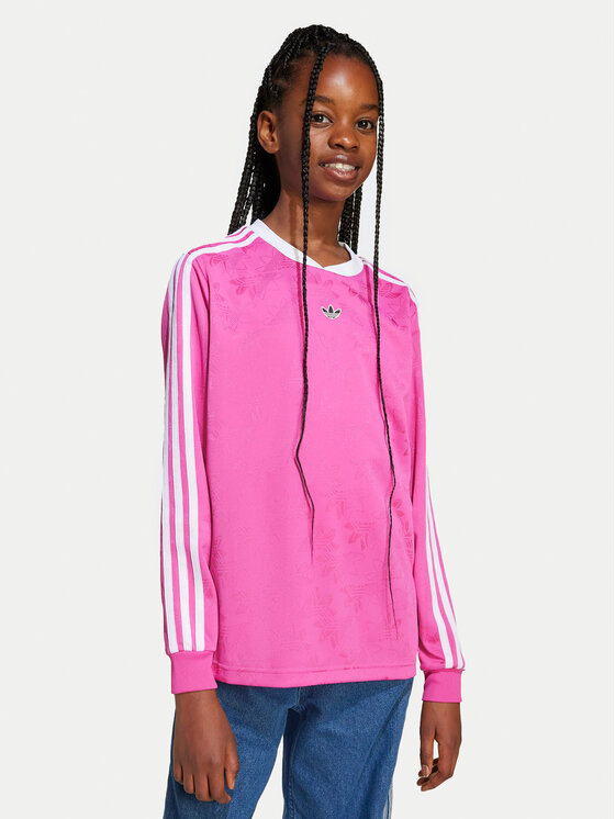 adidas adidas Bluse Jaquard JW2845 Rosa Loose Fit