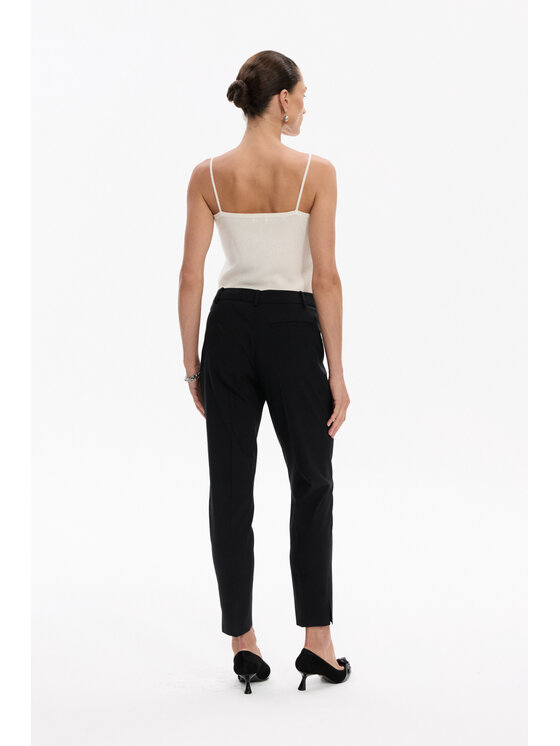 Deni Cler Milano Deni Cler Milano Spodnie materiałowe W-DC-5287-F5-F7-90-1 Czarny Regular Fit